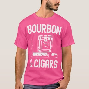 Camiseta Bourbon Y Cigar El Azúcar Y Bour De Bourbon Lover