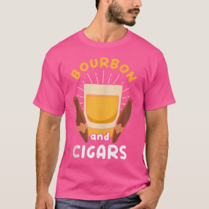 Camiseta Bourbon Y Cigarros Bourbons Consumo De Cigar