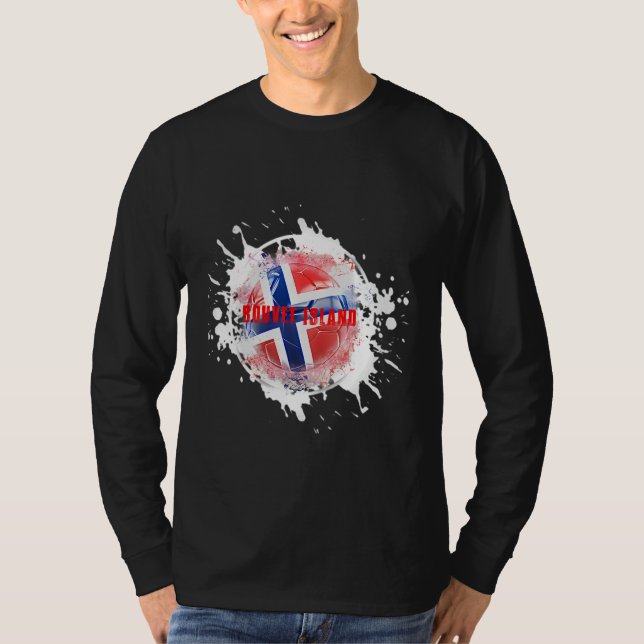 Camiseta Bouvet Island Splash (Anverso)