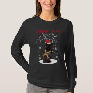 Camiseta Bouvier Des Flandres La Navidad Comienza Con Crist