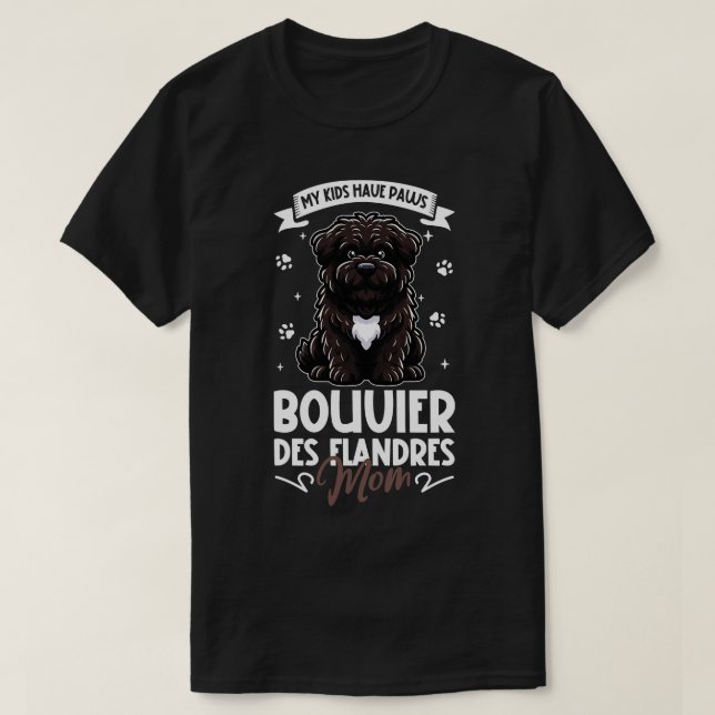 Camiseta Bouvier des Flandres Mom (Diseño del anverso)