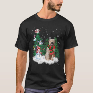 Camiseta Bouvier Des Flandres Navidades de perros Snowman X