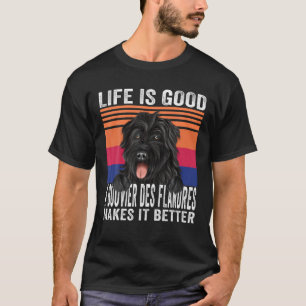 Camiseta Bouviers Des Flandres Te Hace La Vida Buena Vintag