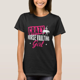 Camiseta Bóveda de Caballo para Chicas que Practican Vaulti