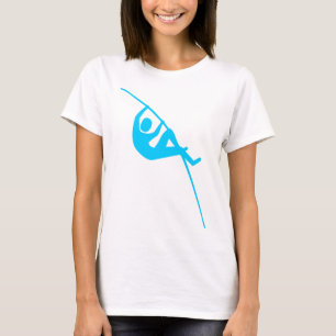 Camiseta Bóveda de poste - azul de cielo