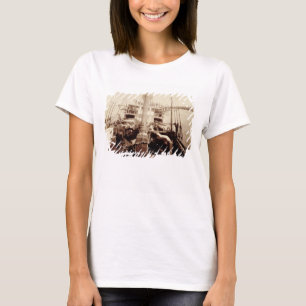 Camiseta Bovino de envío en la W.G. Hall', Hawái, años 1890