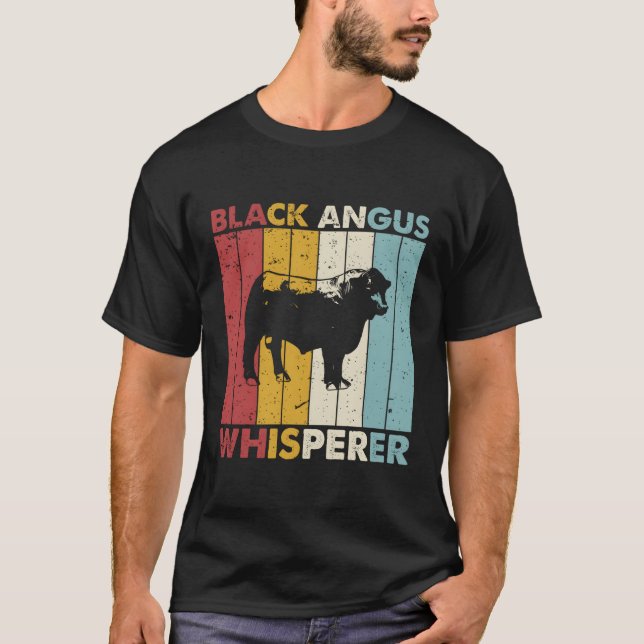 Camiseta Bovino Papá Mamá Bola Quisperer Granjero Negro Ang (Anverso)