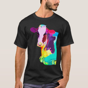 Camiseta Bovinos de vaca coloridos hombres de Guay