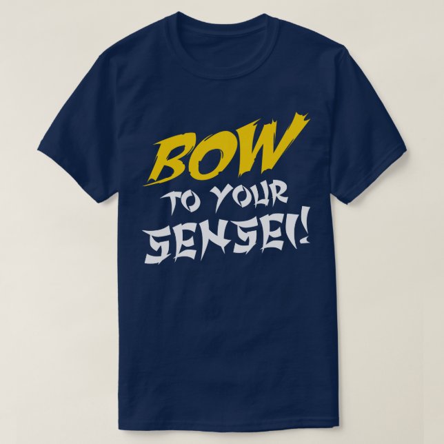 CAMISETA BOW A TU SENSEI (Diseño del anverso)