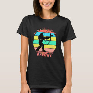 Camiseta Bow Arrow No All Wander Wander Warm Womens Archery