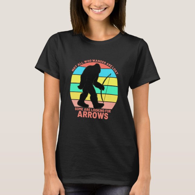 Camiseta Bow Arrow No All Wander Wander Warm Womens Archery (Anverso)