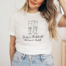 Bow Chicas Weekend escritura moderna Bachelorette