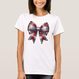 Camiseta Bow de relleno festivo
