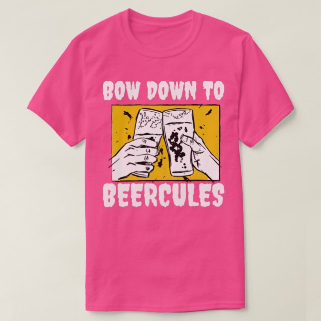 Camiseta Bow Down To Beercules (Diseño del anverso)