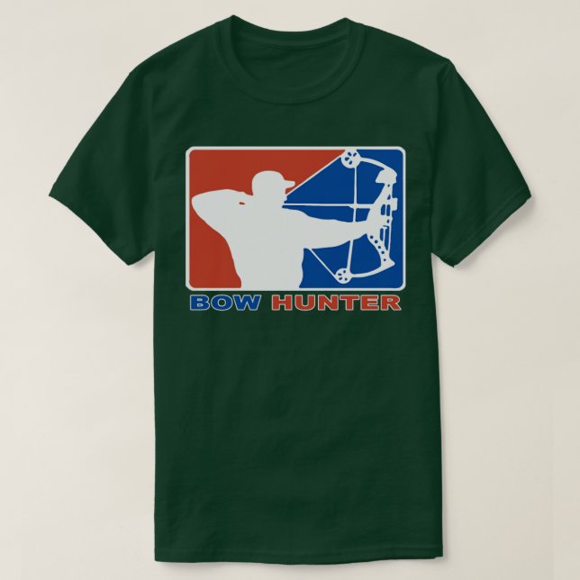 Camiseta Bow Hunter Major League Bows and Arrow Huning (Diseño del anverso)