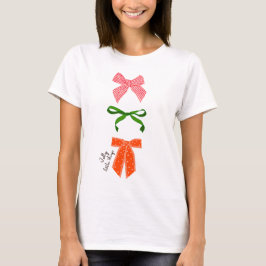 Camiseta Bow Jolly Little Things Navidad 