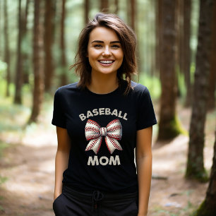 Camiseta Bow, mamá del béisbol