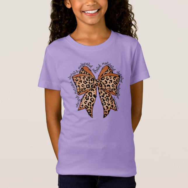 Camiseta Bow motivacional del mes de la historia negra (Anverso)