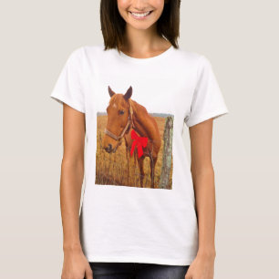 Camiseta Bow Rojo de Caballo Marrón
