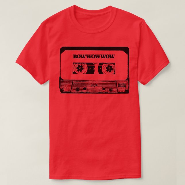 Camiseta Bow Wow Cinta Cassette (Diseño del anverso)