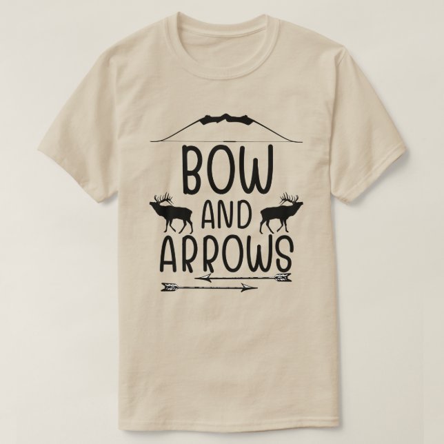 Camiseta Bow y Arrows Deer Hunter (Diseño del anverso)
