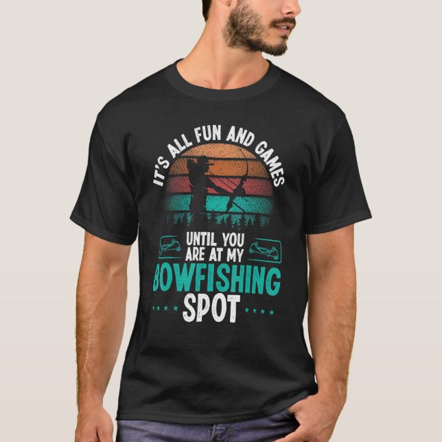 Camiseta Bowfisher Airboat Fisherman Bowfishing Spot Bowfis (Anverso)