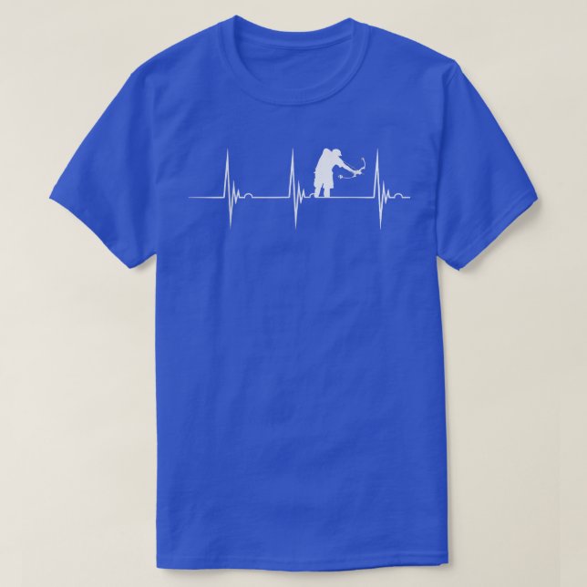 Camiseta Bowfisher Fish Bowfisherman Heartbeat E (Diseño del anverso)