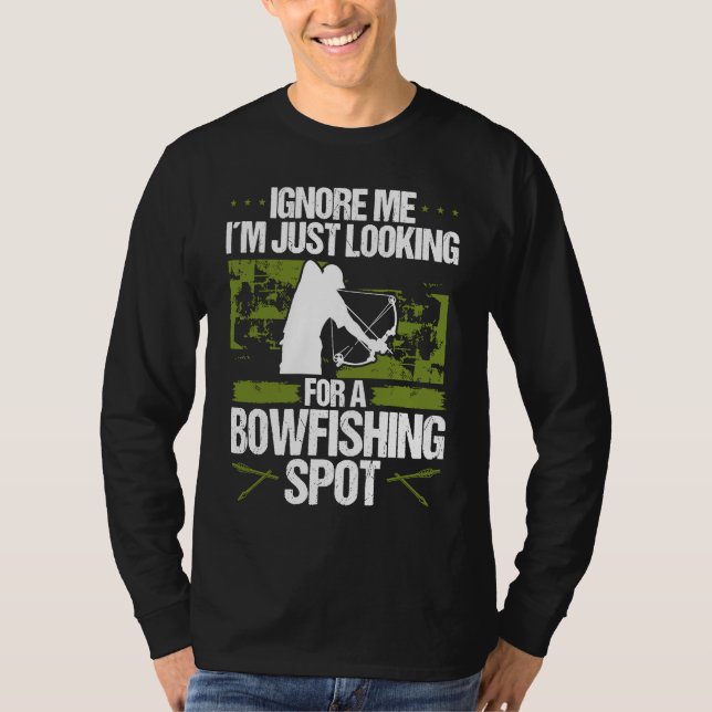 Camiseta Bowfisher Fisherman Bowfishing Spot Archer Bowhunt (Anverso)