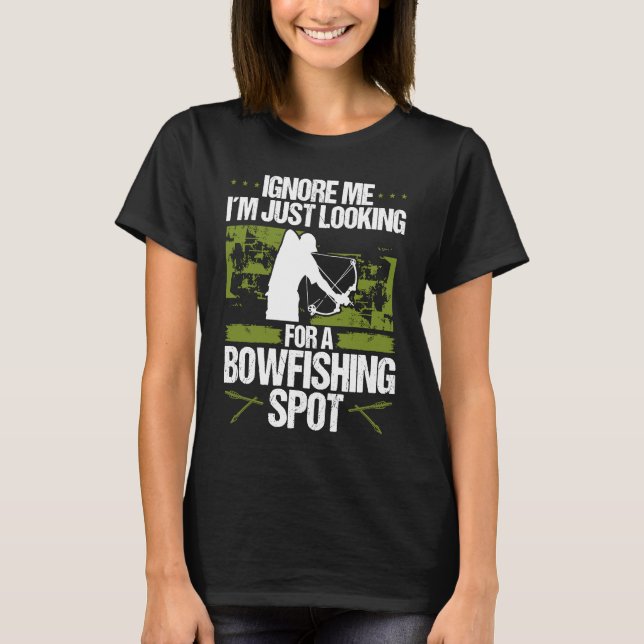 Camiseta Bowfisher Fisherman Bowfishing Spot Archer Bowhunt (Anverso)