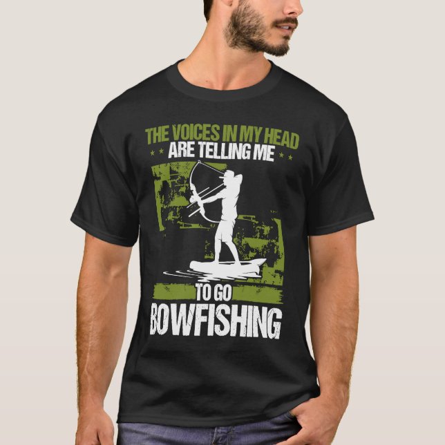 Camiseta Bowfishing Airboat Bowhunter Bowfisher Fisherman A (Anverso)
