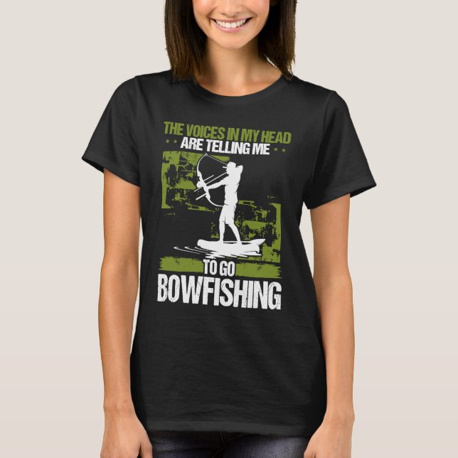 Camiseta Bowfishing Airboat Bowhunter Bowfisher Fisherman A (Anverso)