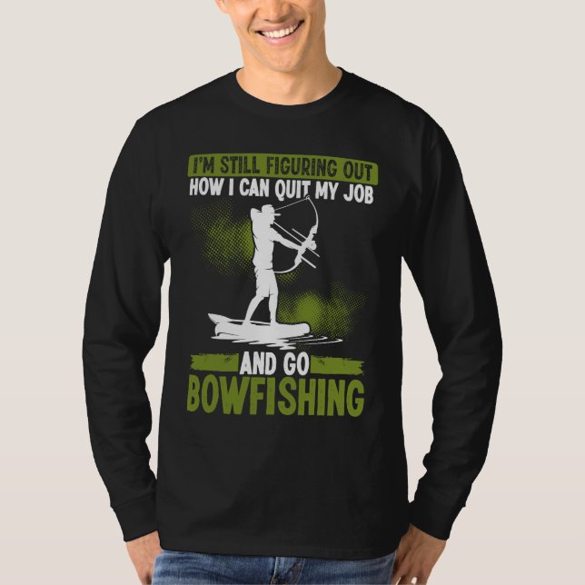 Camiseta Bowfishing Bowhunter Fisherman Archer Airboat Bowf (Anverso)
