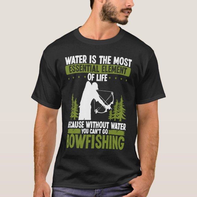 Camiseta Bowfishing Lake Sea Bowfisher Airboat Bowhunter Bo (Anverso)