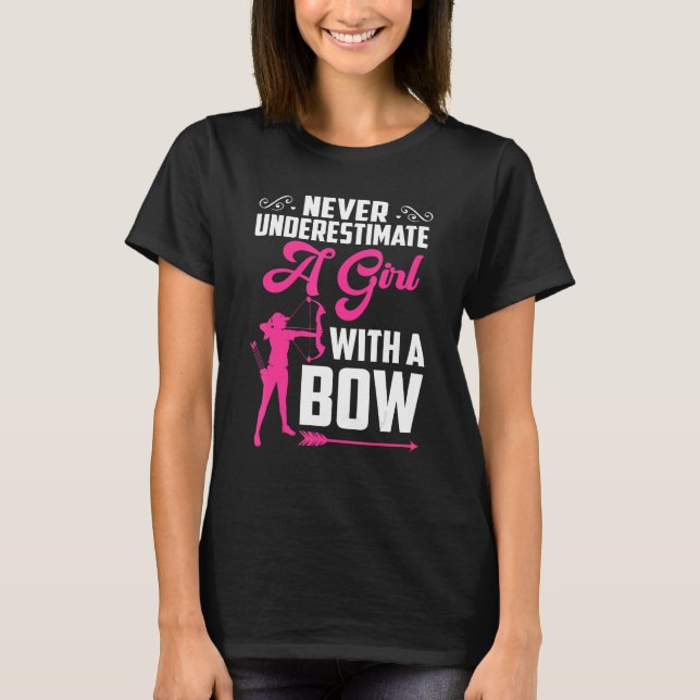 Camiseta Bowhunter Shooting Fans  Archery For Girls Women (Anverso)