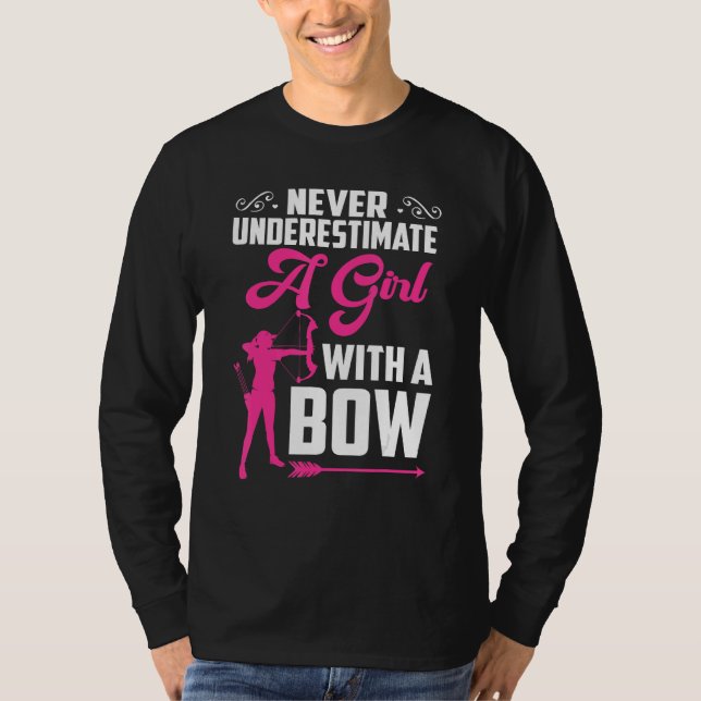 Camiseta Bowhunter Shooting Fans  Archery For Girls Women (Anverso)