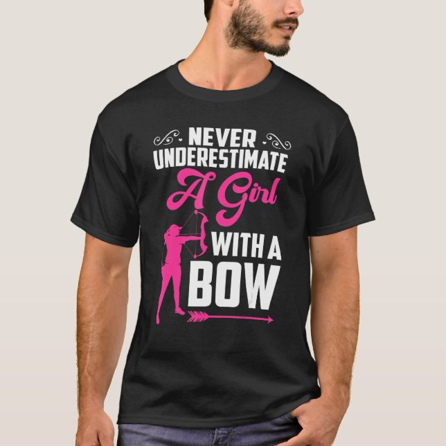 Camiseta Bowhunter Shooting Fans  Archery For Girls Women (Anverso)