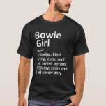 Camiseta BOWIE CHICA MD MARYLAND Funny City Home Roots Rega<br><div class="desc">Guay nació en la ciudad o crió obras de arte para el nativo "Bowie Chica MD Maryland". Es un regalo perfecto para cualquier mujer que quieras sorprender. ¡Compra el diseño ahora!</div>