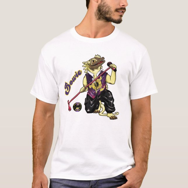 Camiseta Bowie con la banda (Anverso)