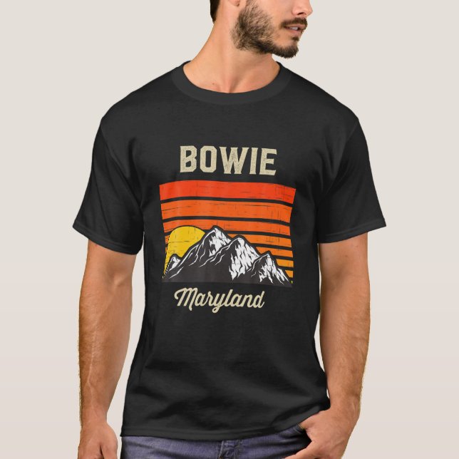 Camiseta Bowie Maryland Hometown City State USA (Anverso)