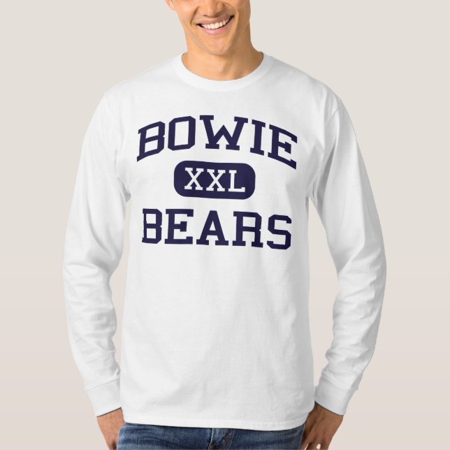 Camiseta Bowie - osos - High School secundaria de Bowie - (Anverso)