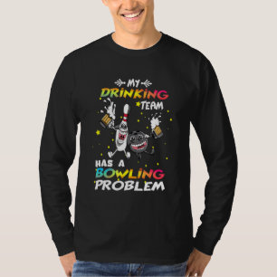 Camiseta Bowler Bowler Ball Bowling Player Beer Bowlingpin