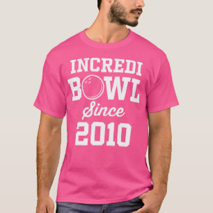 Camiseta Bowler De 15 Años 2010 15º Cumpleaños