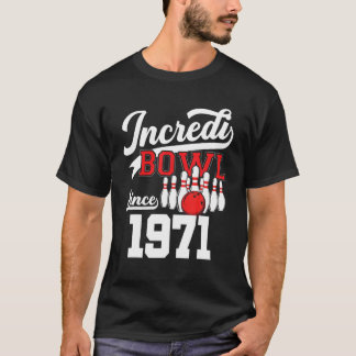 Camiseta Bowler De 50 Años De Edad 1970 50Th Bowler Birthd