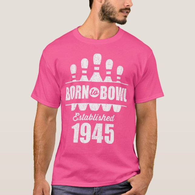 Camiseta Bowler De 80 Años 80º Bola De Cumpleaños (Anverso)
