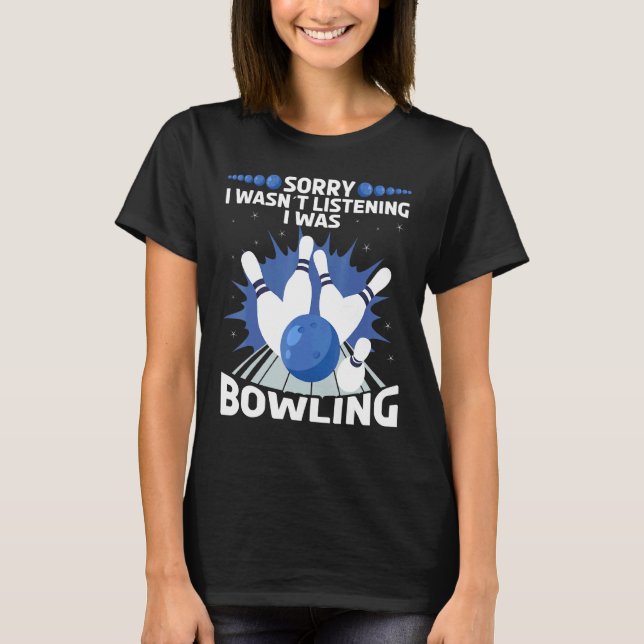 Camiseta Bowler de repuesto diez pines (Anverso)