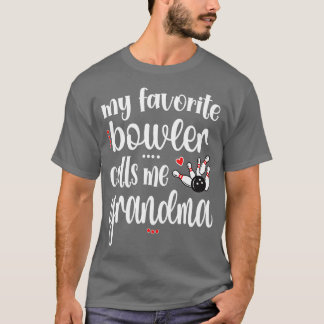 Camiseta Bowler favorito me llama abuelita bolera