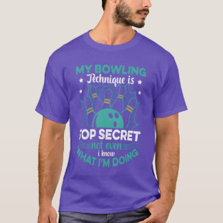 Camiseta Bowler My Bowlingechnique Isop Secret Funny Bo vin