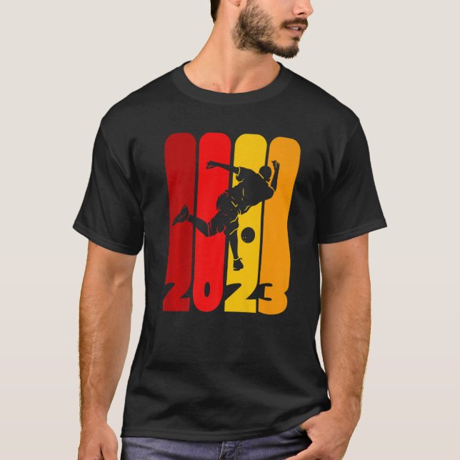 Camiseta Bowler, Pin y Bowling Ball Team 2023 Boys o Men (Anverso)