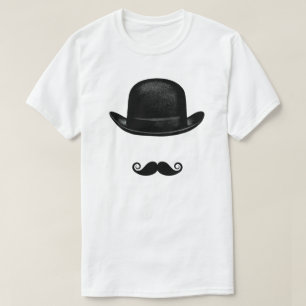 Camiseta Bowler y Mustache
