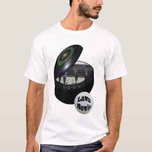 Camiseta Bowlers De Césped En Un Tazón De Césped,